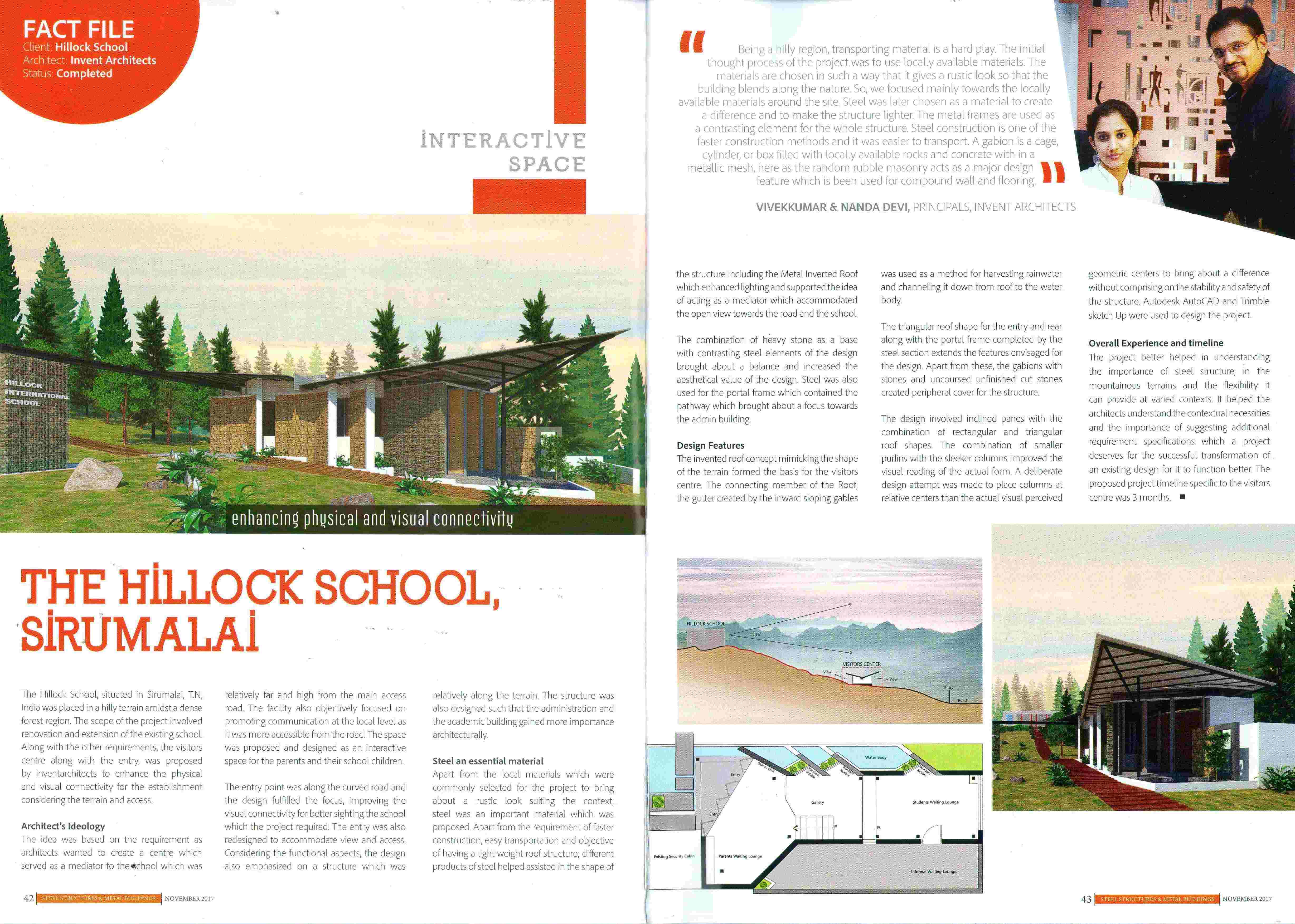 Hillock school designed by inventarchitects